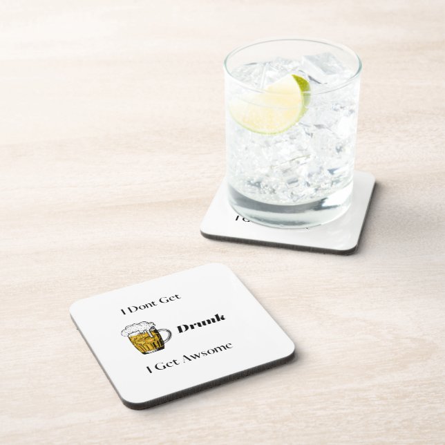 Porta-copo Eu não tenho Bebado, eu fico com o Awsome em um (Lado Direito)