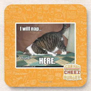 Porta-copo Eu nap aqui