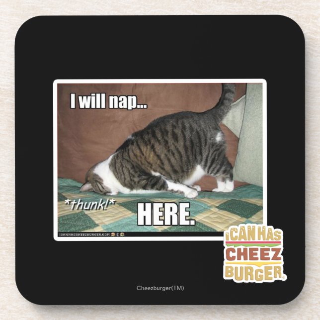 Porta-copo Eu nap aqui (Frente)