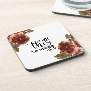 Porta-copo Eu Parei De Me Preocupar Com Portas copos Plástica