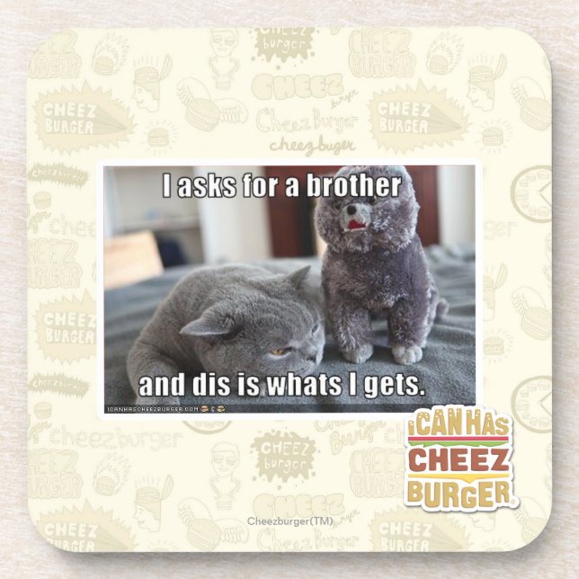 Porta-copo Eu peço um irmão (Frente)