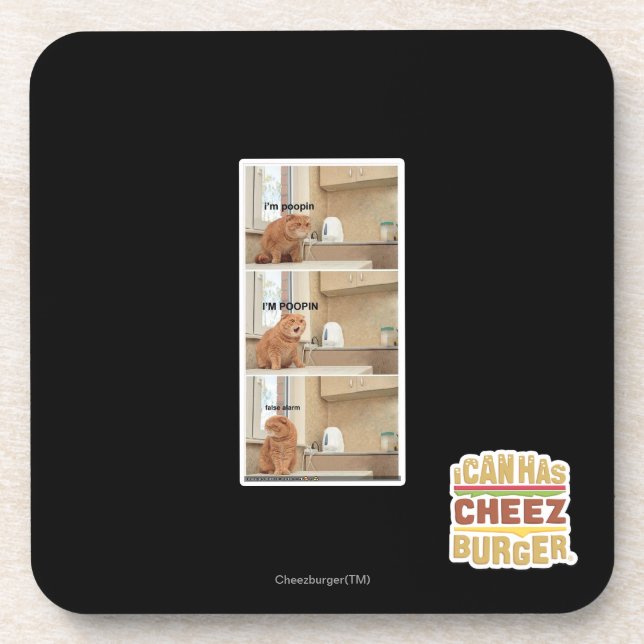 Porta-copo Eu sou poopin! (Frente)