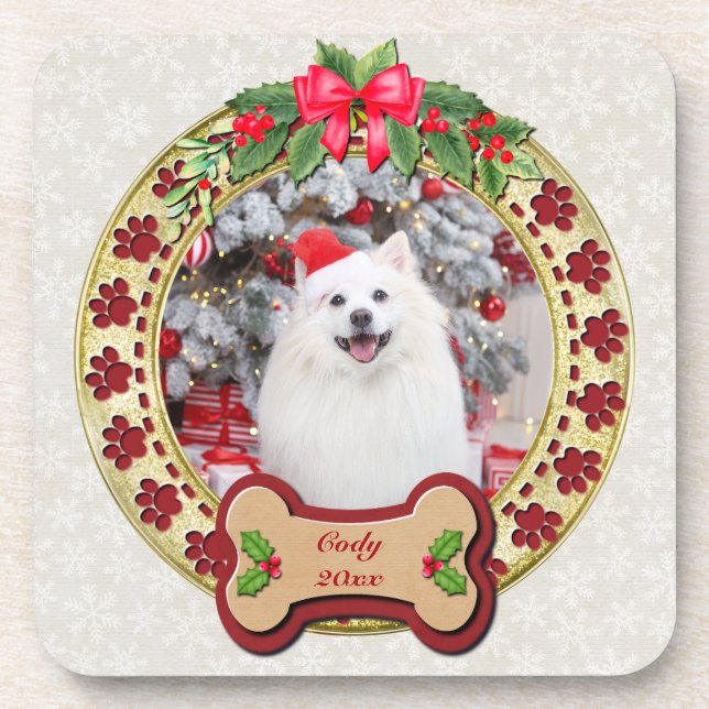 Porta-copo Eu Te Dava Um Feliz Presente De Cachorro Personali (Frente)