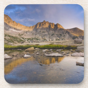 Porta-copo EUA, Colorado, Rocky Mountain NP. Nuvens de tempes