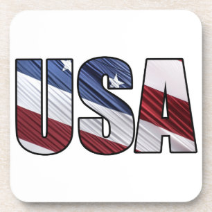 Porta-copo EUA em Red White e Blue American Patriotic Flag
