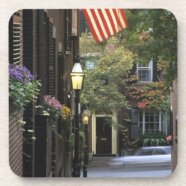 Porta-copo EUA, Massachusetts, Boston, Beacon Hill. (Frente)