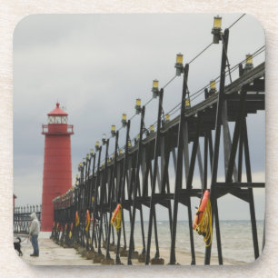 Porta-copo EUA, Michigan, Costa do Lago Michigan, Grand Haven