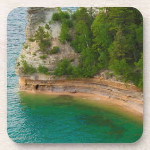 Porta-copo EUA, Michigan. Formação de Rocha Miner's Castle