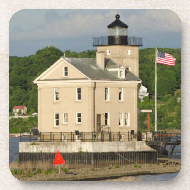 Porta-copo EUA, Nova York, Kingston, Rio Hudson. Rondout (Frente)