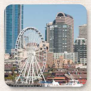 Porta-copo EUA, Wa, Seattle. Barco de Cruzeiro Argosy Harbor