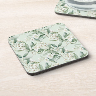 Porta-copo Eucalipto Floral Verde de Sage Suave