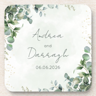 Porta-copo Eucalyptus Wedding Coaster 1001A