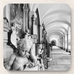 Porta-copo Europa, Áustria, Salzburgo. Querubim e monumento 2