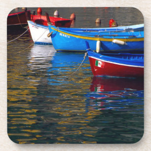 Porta-copo Europa, Itália, Cinque Terry, barcos em Vernazza