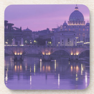 Porta-copo Europa, Itália, Roma. São Pedro e Ponte Sant