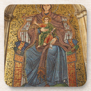 Porta-copo Europa, Itália, Sicília, Taormina. Madona e filho