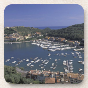 Porta-copo Europa, Itália, Toscana, Porto Ercole, Vista de