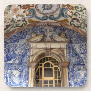 Porta-copo Europa, Portugal, Obidos. Arquitetura colorida