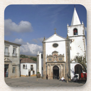Porta-copo Europa, Portugal, Obidos. Igreja de Santa Maria em