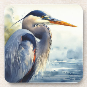 Porta-copo Excelente Blue Heron Wildlife Wetlands Bird Art Na