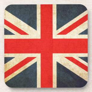 Porta-copo Excelente Britian Flag em Grunge