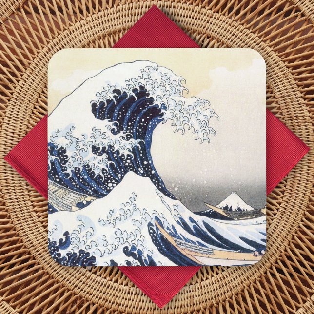 Porta-copo Excelente Wave de Kanagawa Hokusai (Criador carregado)