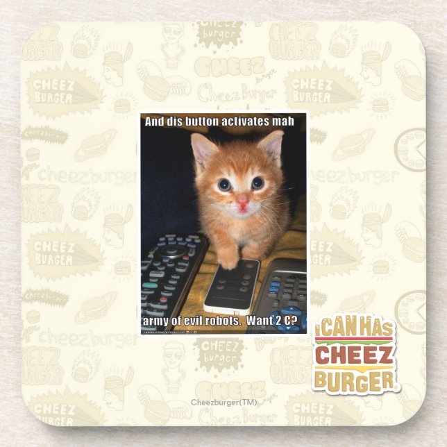 Porta-copo Exército de robôs maus (Frente)