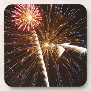 Porta-copo Exibição de fogos de artifício no rio Savannah