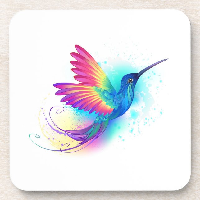 Porta-copo Exotic Rainbow Hummingbird (Frente)
