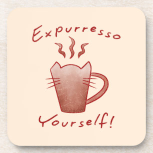 Porta-copo Expurresso a Si Mesmo Gatos e Café