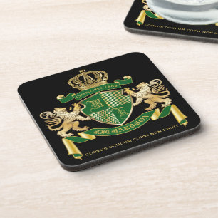 Porta-copo Faça seu próprio Casaco de armas emblema de leã