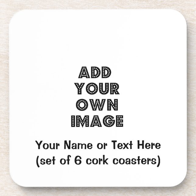 Porta-copo Faça suas próprias portas copos feitas sob (Frente)