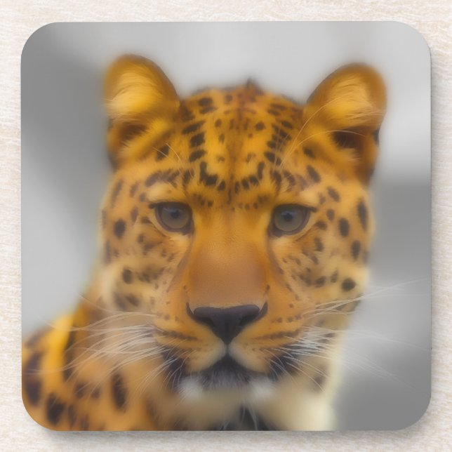 Porta-copo Face Leopardo (Frente)