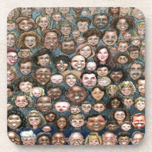 Porta-copo Faces de Humanidade