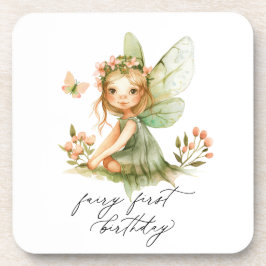 Porta-copo Fada Fada Cura Primeiro Aniversário