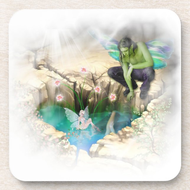 Porta-copo Faerie em Elven Pond Vignette (Frente)