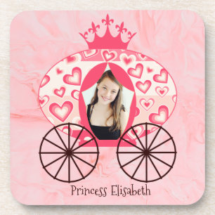 Porta-copo Fairytale Royal Princess Carruagem Girl Birthday