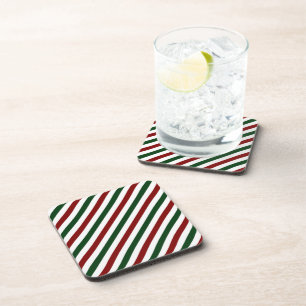 Porta-copo Faixas de Natal Personalizáveis