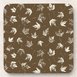 Porta-copo Fall Maple Folhas em castanho - padrão perfeito.