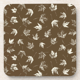 Porta-copo Fall Maple Folhas em castanho - padrão perfeito.