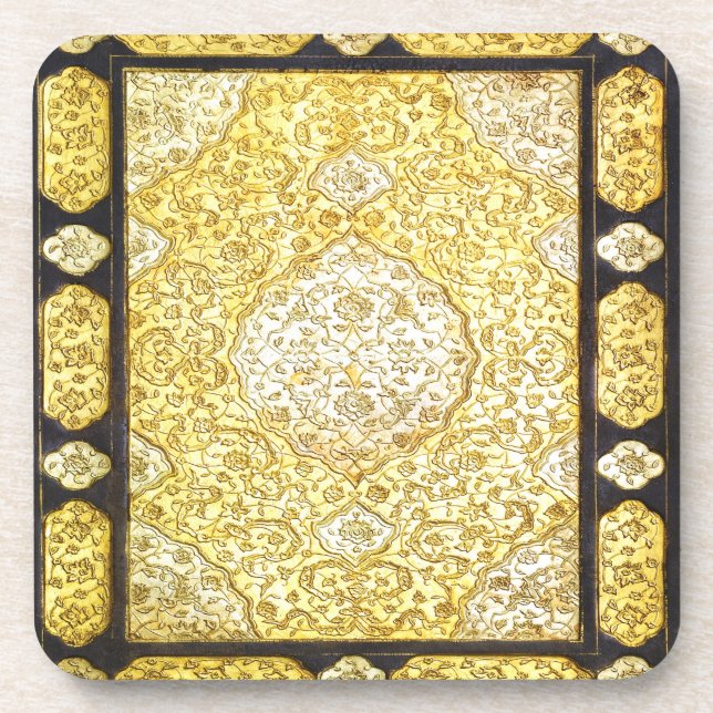 Porta-copo Falln Sagrado Dourado (Frente)