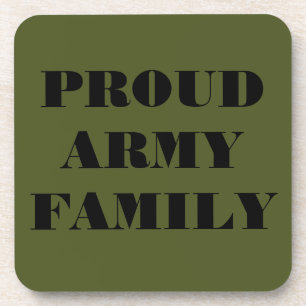 Porta-copo Família do Exército Orgulhoso do Conjunto de por