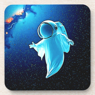 Porta-copo Fantasma Cósmico no Design de Espaço