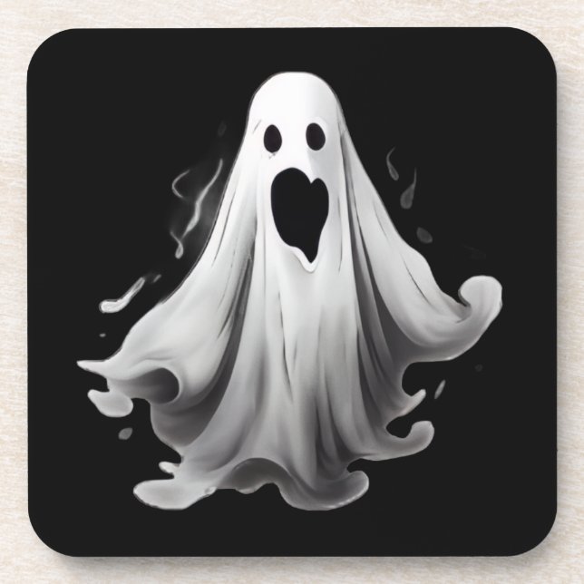 Porta-copo Fantasma fantasma em portas copos de plástico duro (Frente)