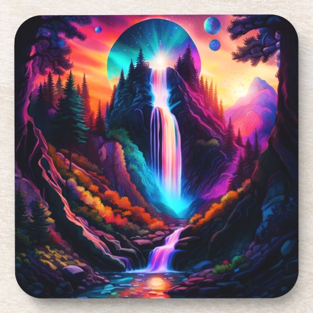 Porta-copo Fantasy Waterfall (Frente)