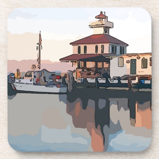 Porta-copo Farol de Nova Orleans (Frente)