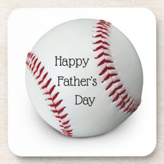 Porta-copo Father's day baseball Acrylic Coaster Set