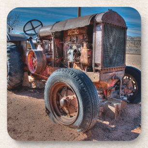 Porta-copo Fazendas   Trator Antiquado Rusty