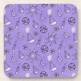 Porta-copo Feiticeiras Púrpura Alquimia Halloween