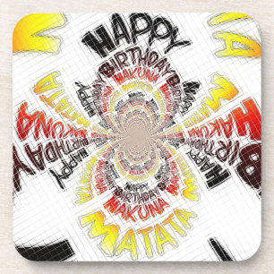 Porta-copo Feliz Aniversário Tenha Um Bom Dia